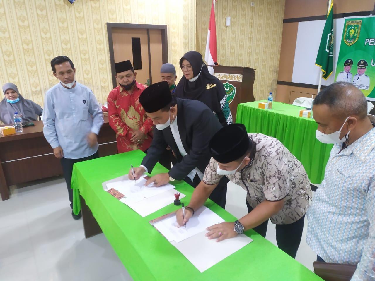 Penandatangan kerja sama univa dengan pemerintah subulussalam