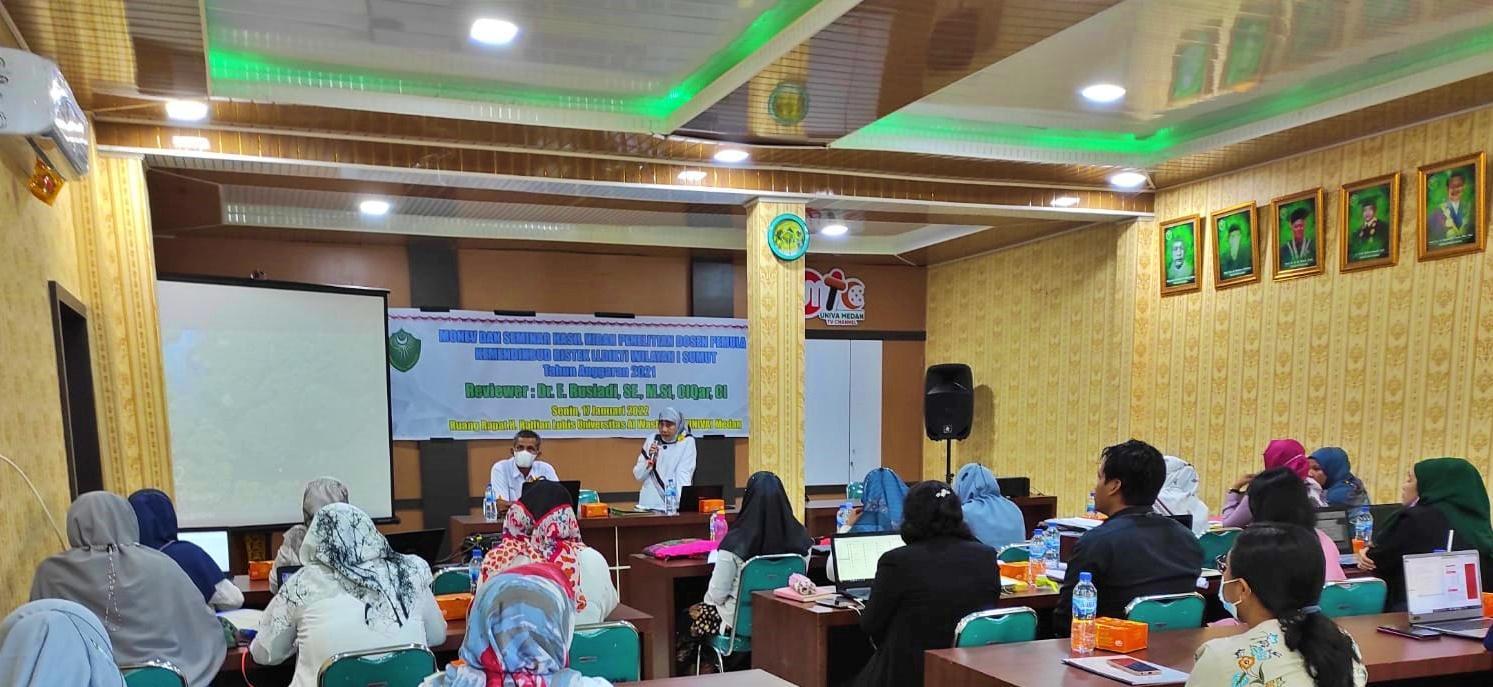 acara monev dan seminar hasil hibah penelitian dosen pemula tahun 2022