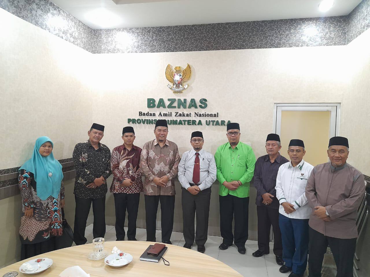 kunjungan univa medan ke baznas