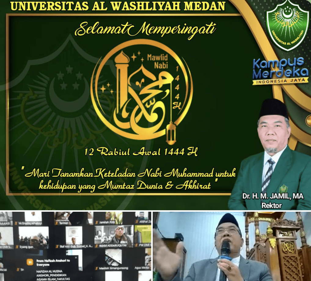 Peringatan Maulid Nabi Rektor univa ajak makmurkan masjid dan bangun ekonomi ummat